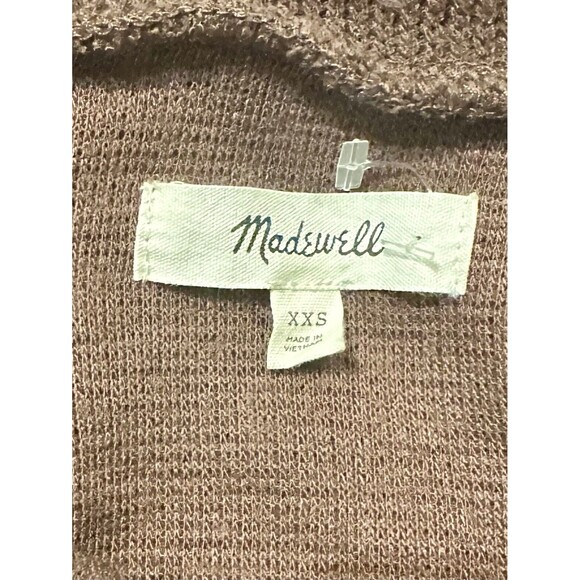Madewell Brown Crewneck Sweater Size XXS EUC!! - Picture 4 of 5